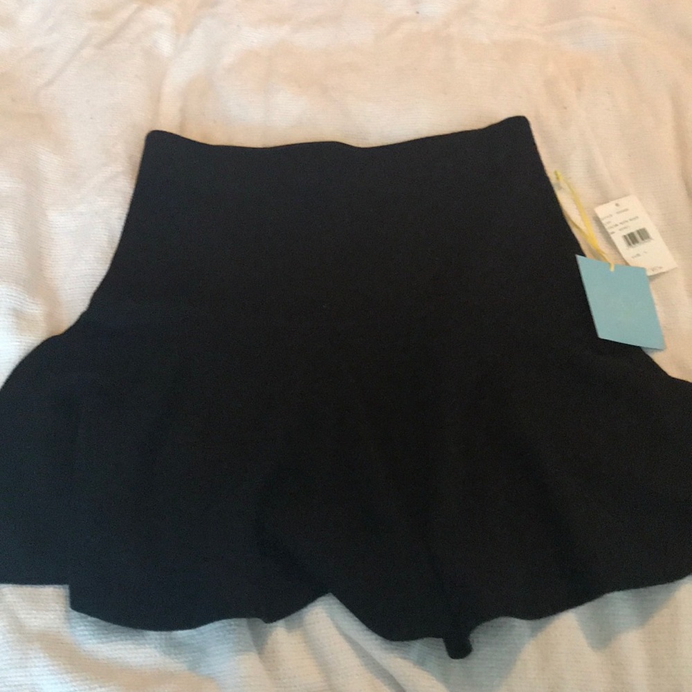 Black A frame skirt